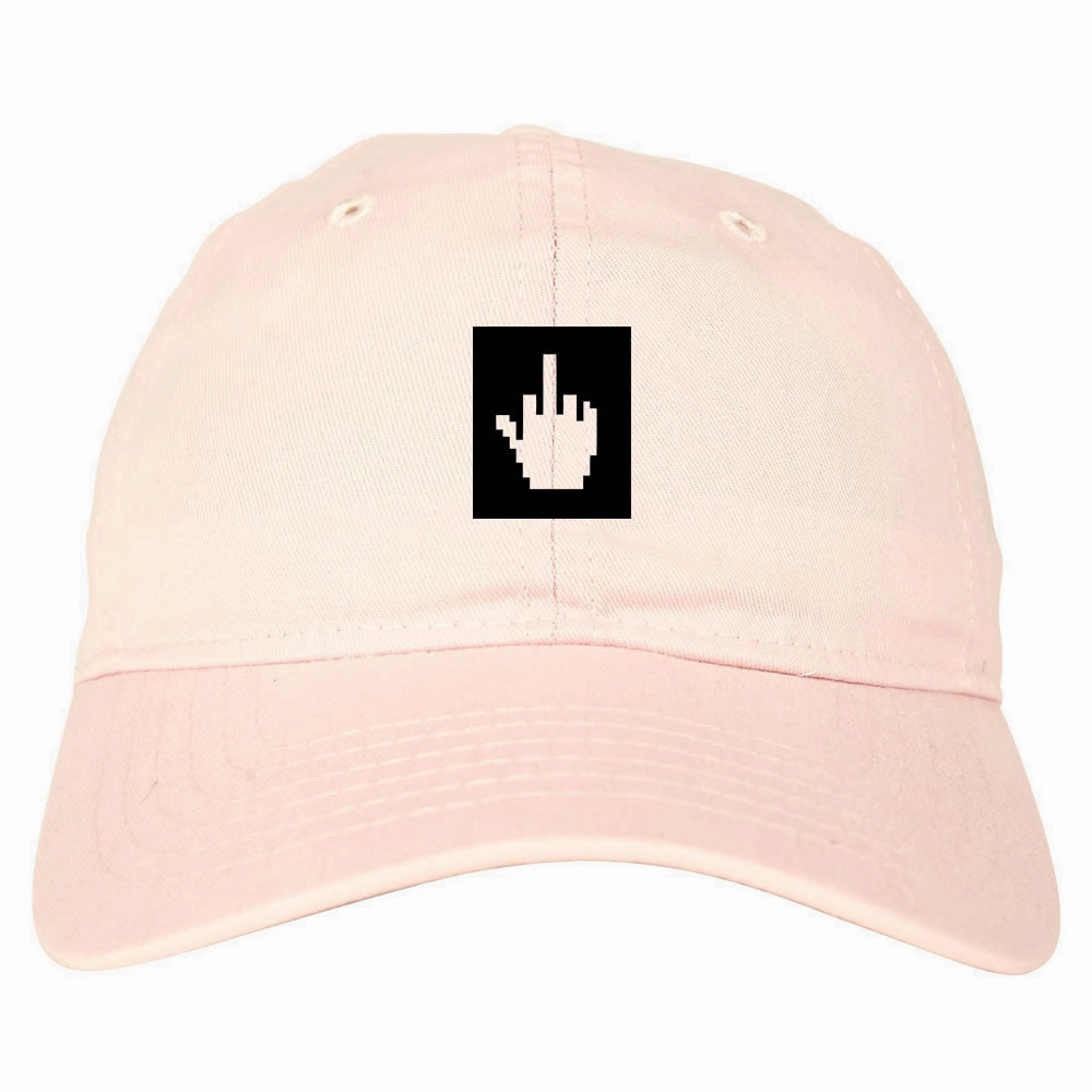 Middle Finger Meme Dad Hat Cap