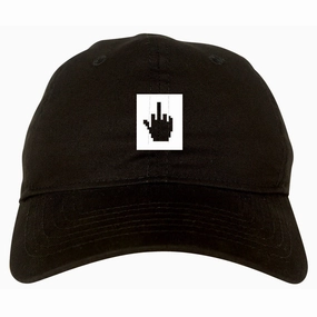 Middle Finger Meme Dad Hat Cap