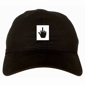 Middle Finger Meme Dad Hat Cap