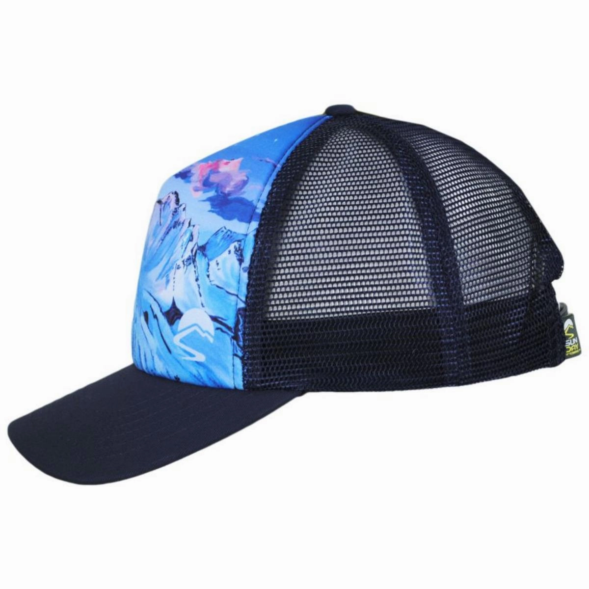Midnight Mountain Trucker Snapback Baseball Cap