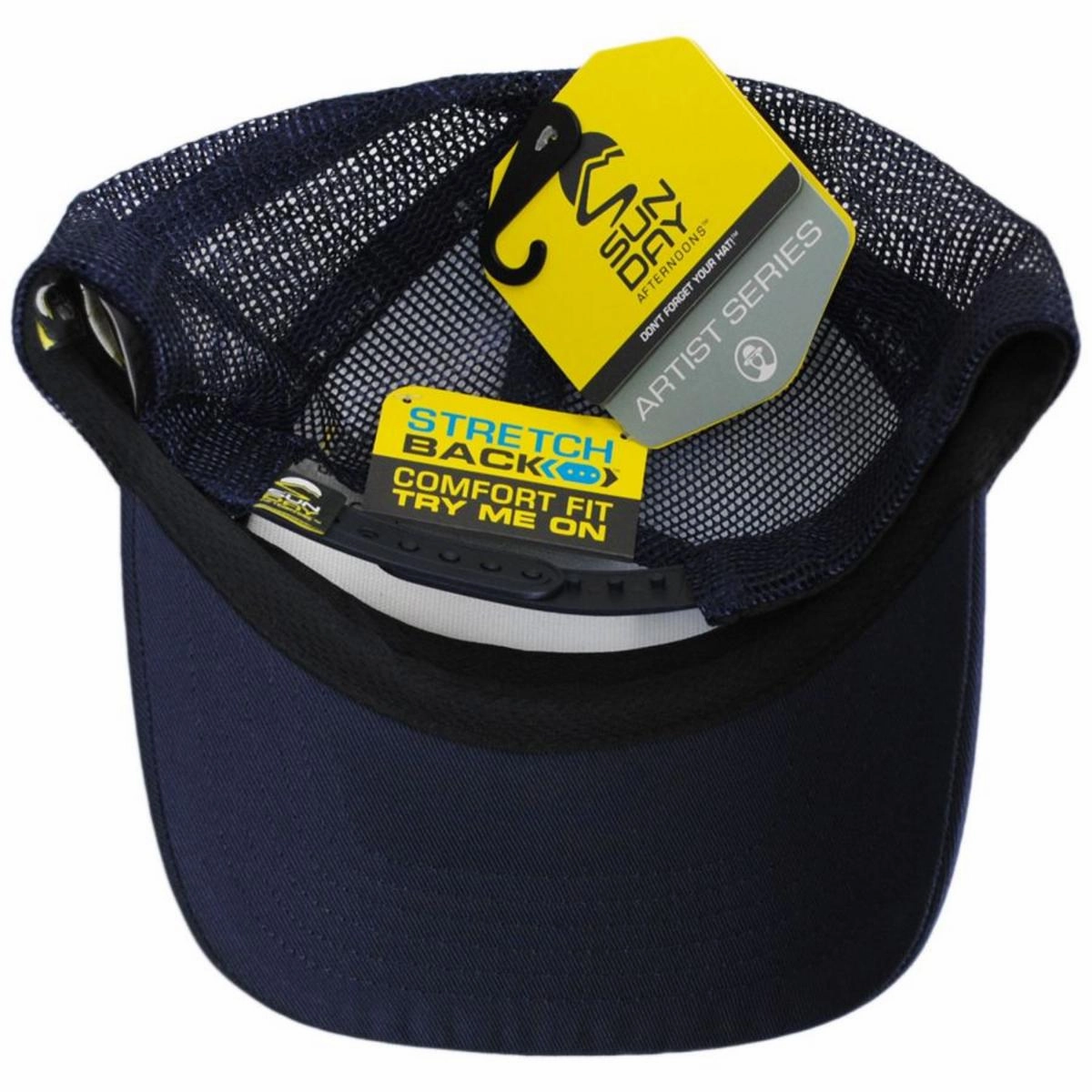 Midnight Mountain Trucker Snapback Baseball Cap