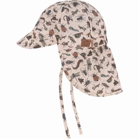 Mikk-Line Sun Hat AOP Doeskin