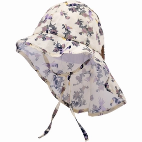 Mikk-Line White Swan AOP Summer Hat Long Neck