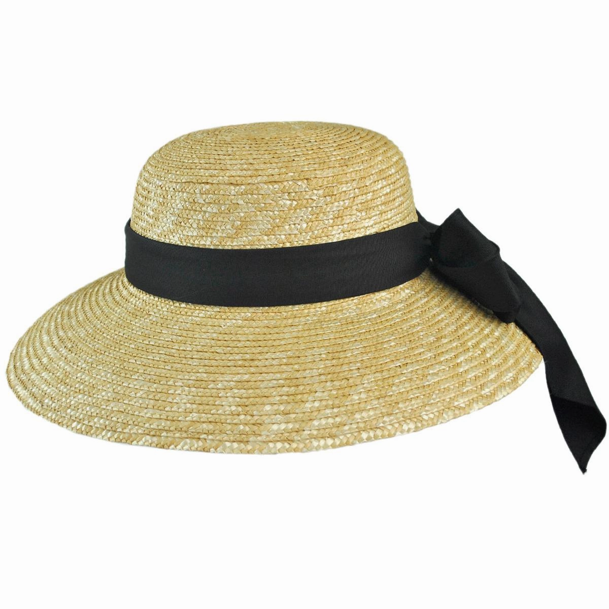 Milan Straw Boater Sun Hat