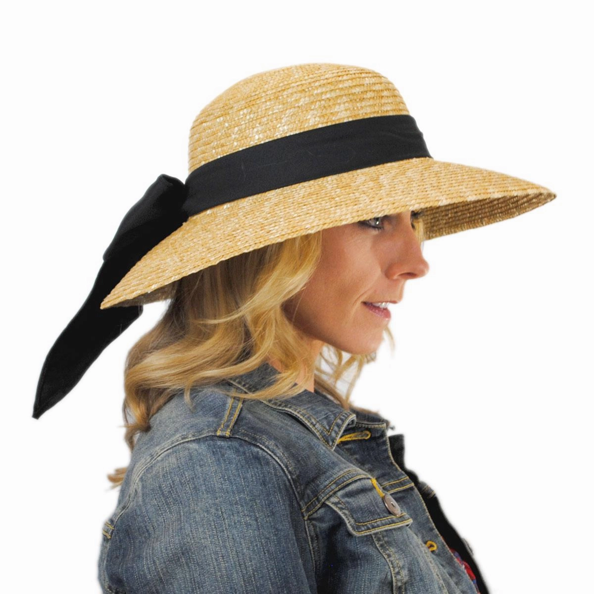 Milan Straw Boater Sun Hat