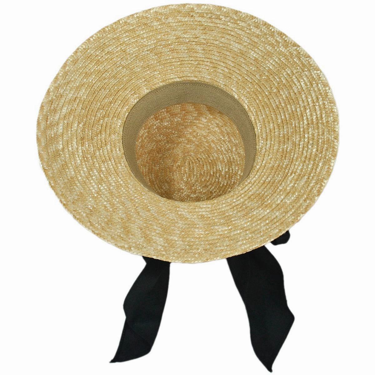 Milan Straw Boater Sun Hat