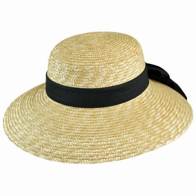 Milan Straw Boater Sun Hat