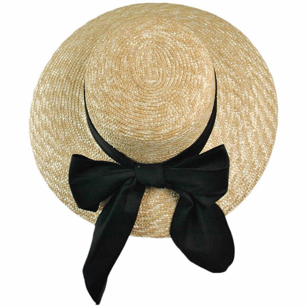 Milan Straw Boater Sun Hat