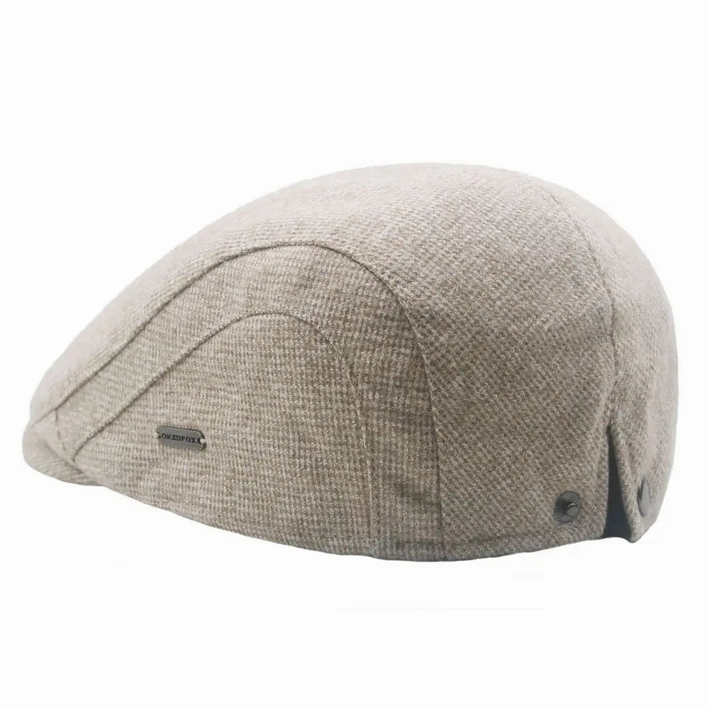 Milano Plain Cotton Flat Cap