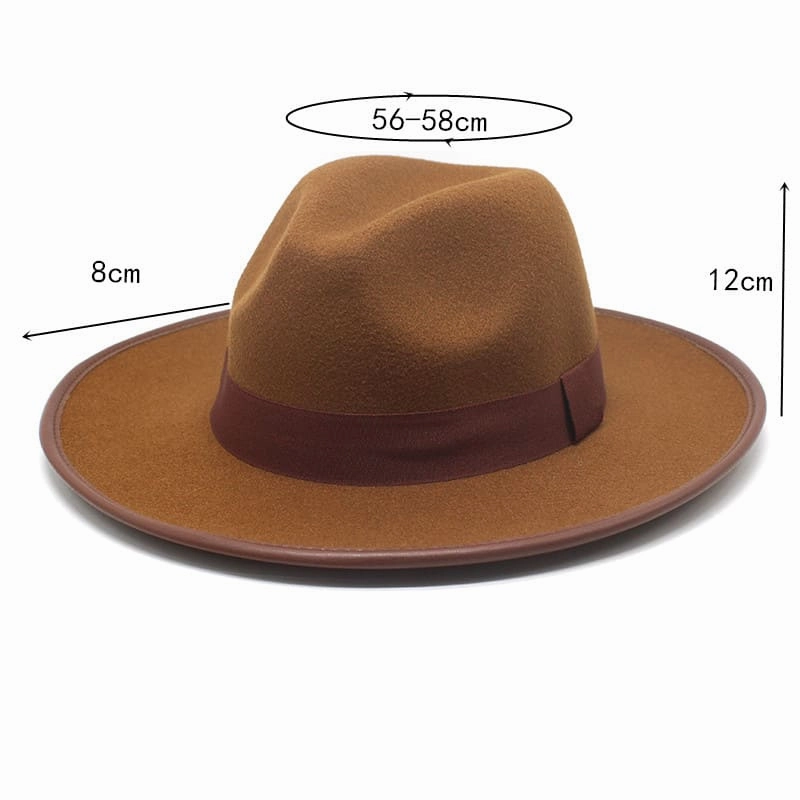 Milano Wool Felt Fedora Hat