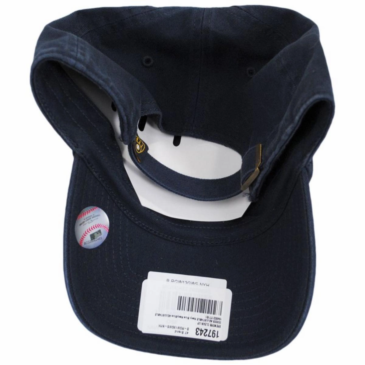 Milwaukee Brewers MLB Clean Up Strapback Baseball Cap Dad Hat