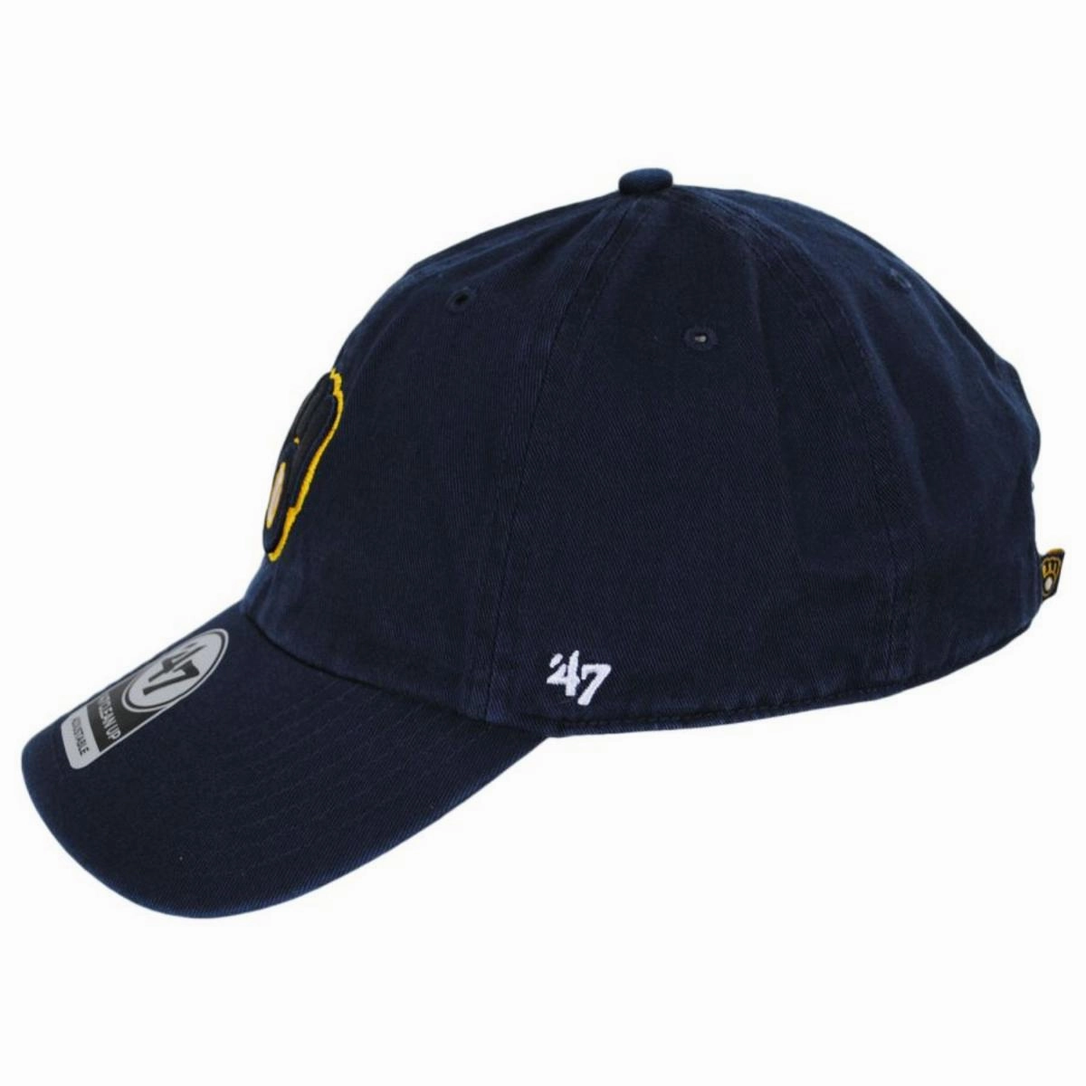 Milwaukee Brewers MLB Clean Up Strapback Baseball Cap Dad Hat