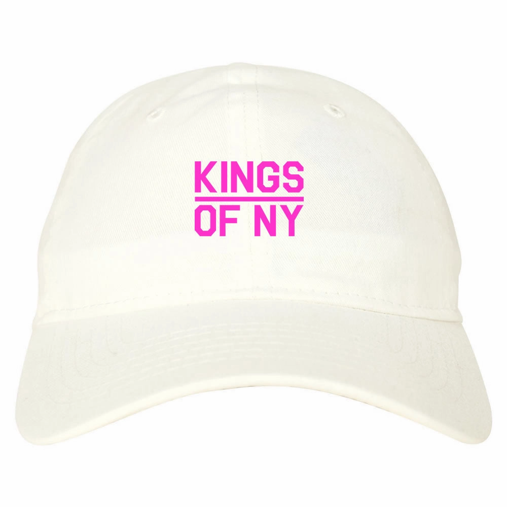 Mini Pink Classic College Logo Mens Dad Hat Baseball Cap