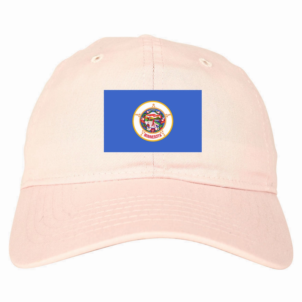 Minnesota State Flag MN Chest Mens Dad Hat