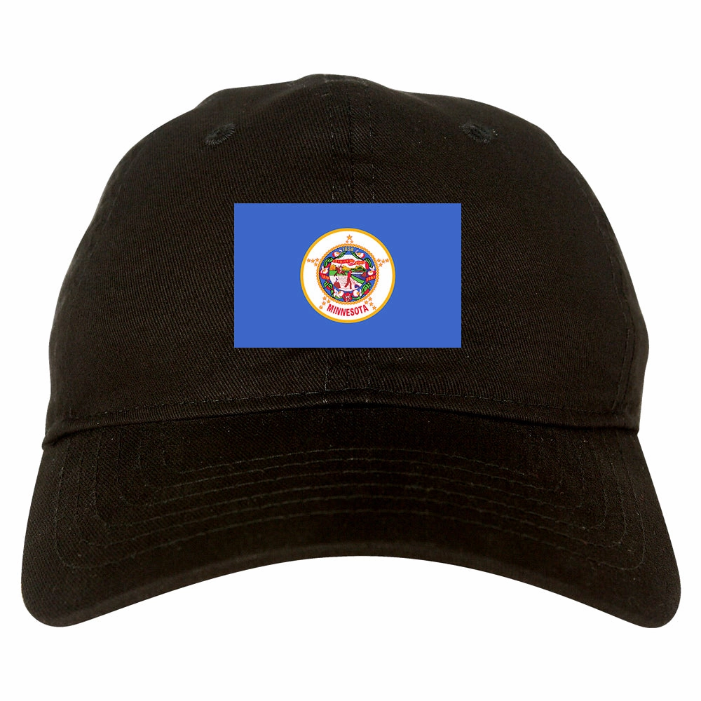 Minnesota State Flag MN Chest Mens Dad Hat