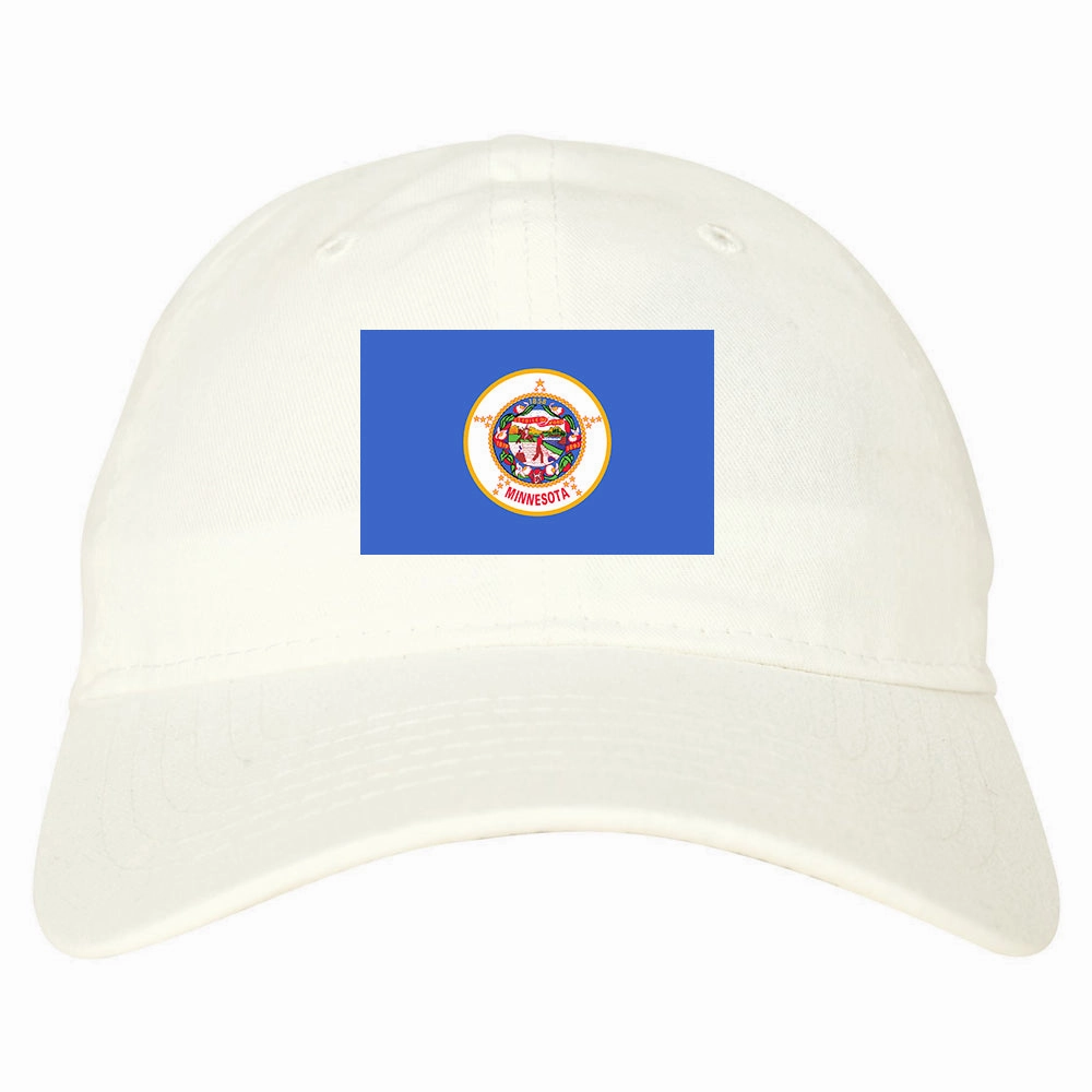 Minnesota State Flag MN Chest Mens Dad Hat
