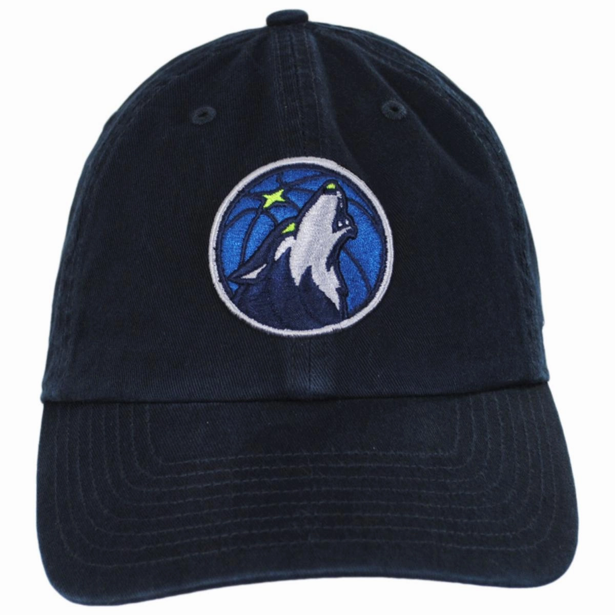 Minnesota Timberwolves NBA Clean Up Strapback Baseball Cap Dad Hat