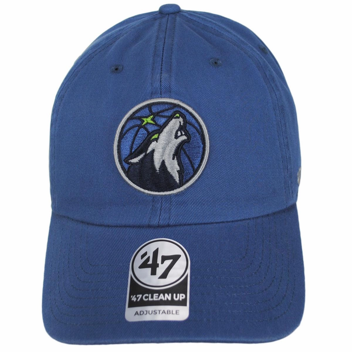 Minnesota Timberwolves NBA Clean Up Strapback Baseball Cap Dad Hat