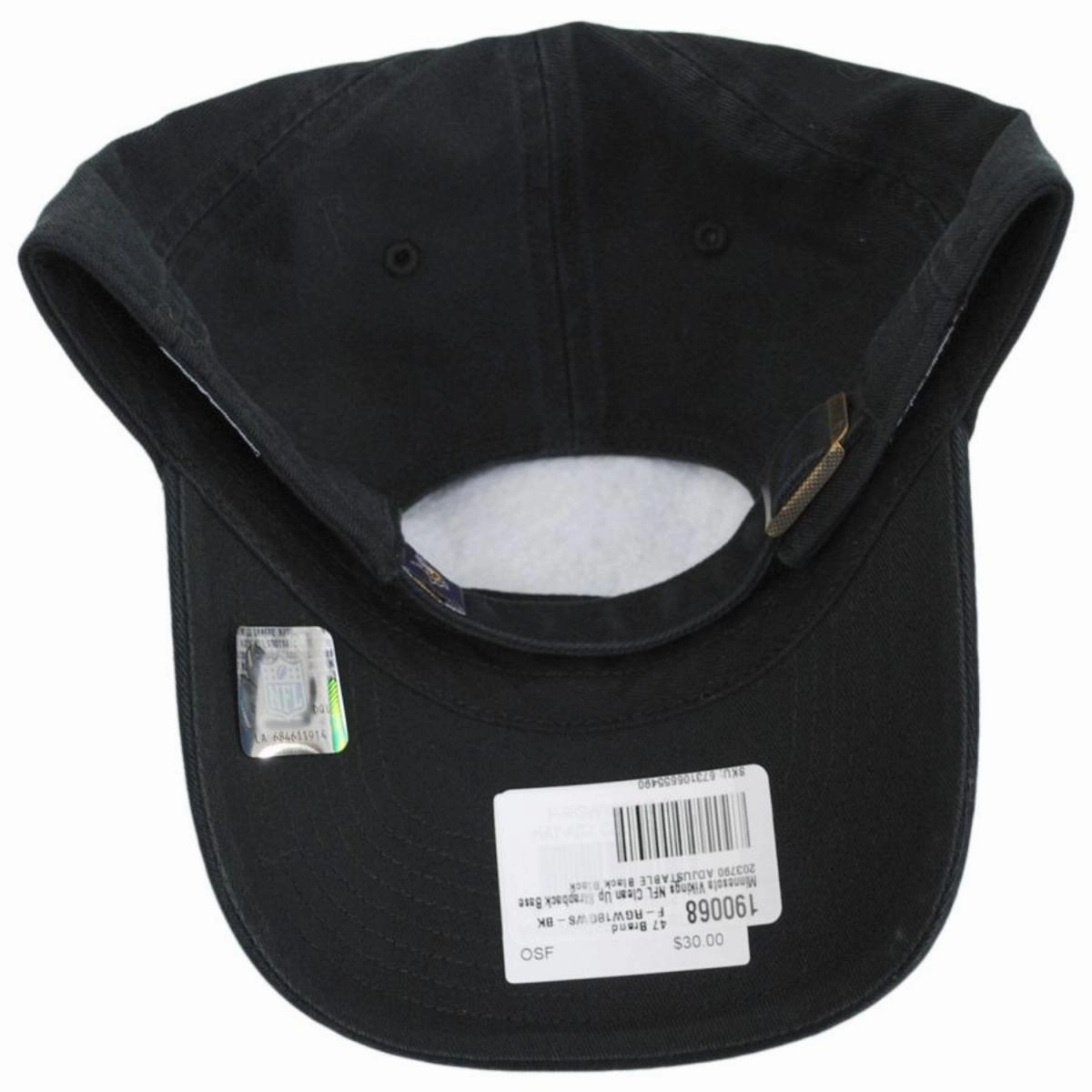Minnesota Vikings NFL Clean Up Strapback Baseball Cap Dad Hat