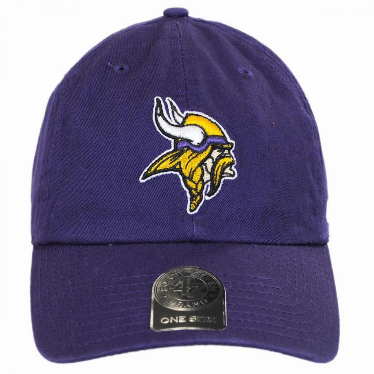 Minnesota Vikings NFL Clean Up Strapback Baseball Cap Dad Hat