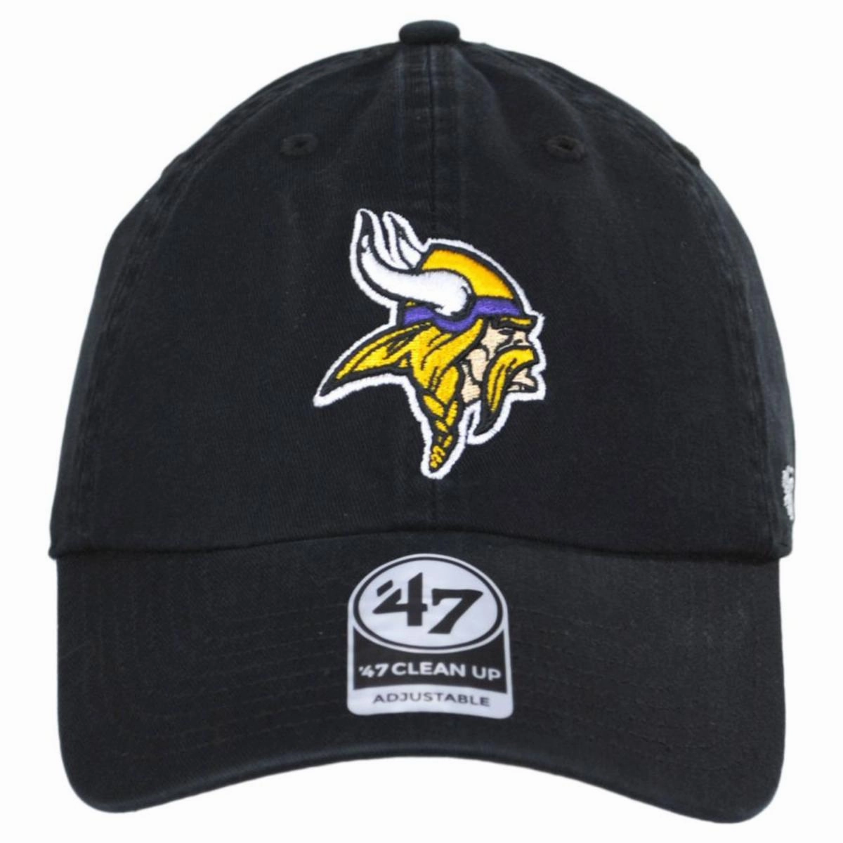 Minnesota Vikings NFL Clean Up Strapback Baseball Cap Dad Hat