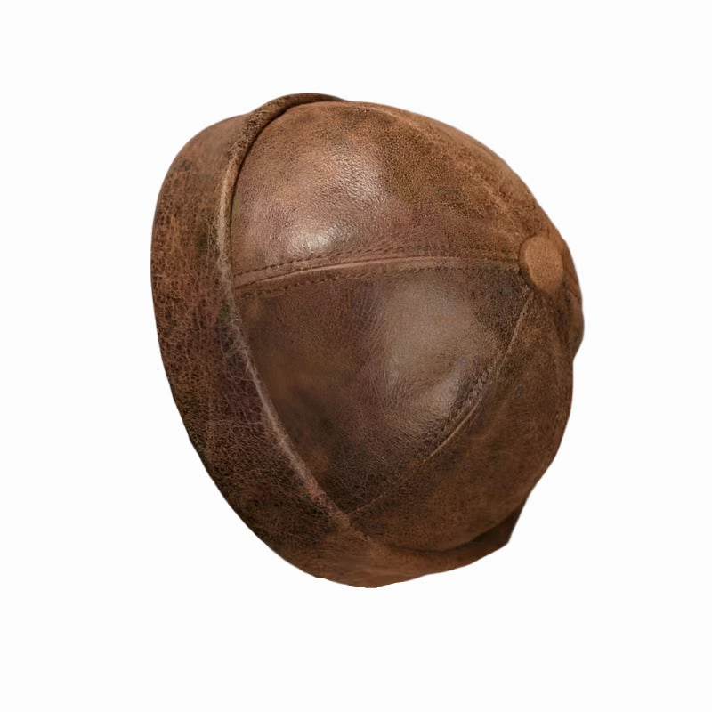 Minsk Vintage Genuine Leather Docker Cap