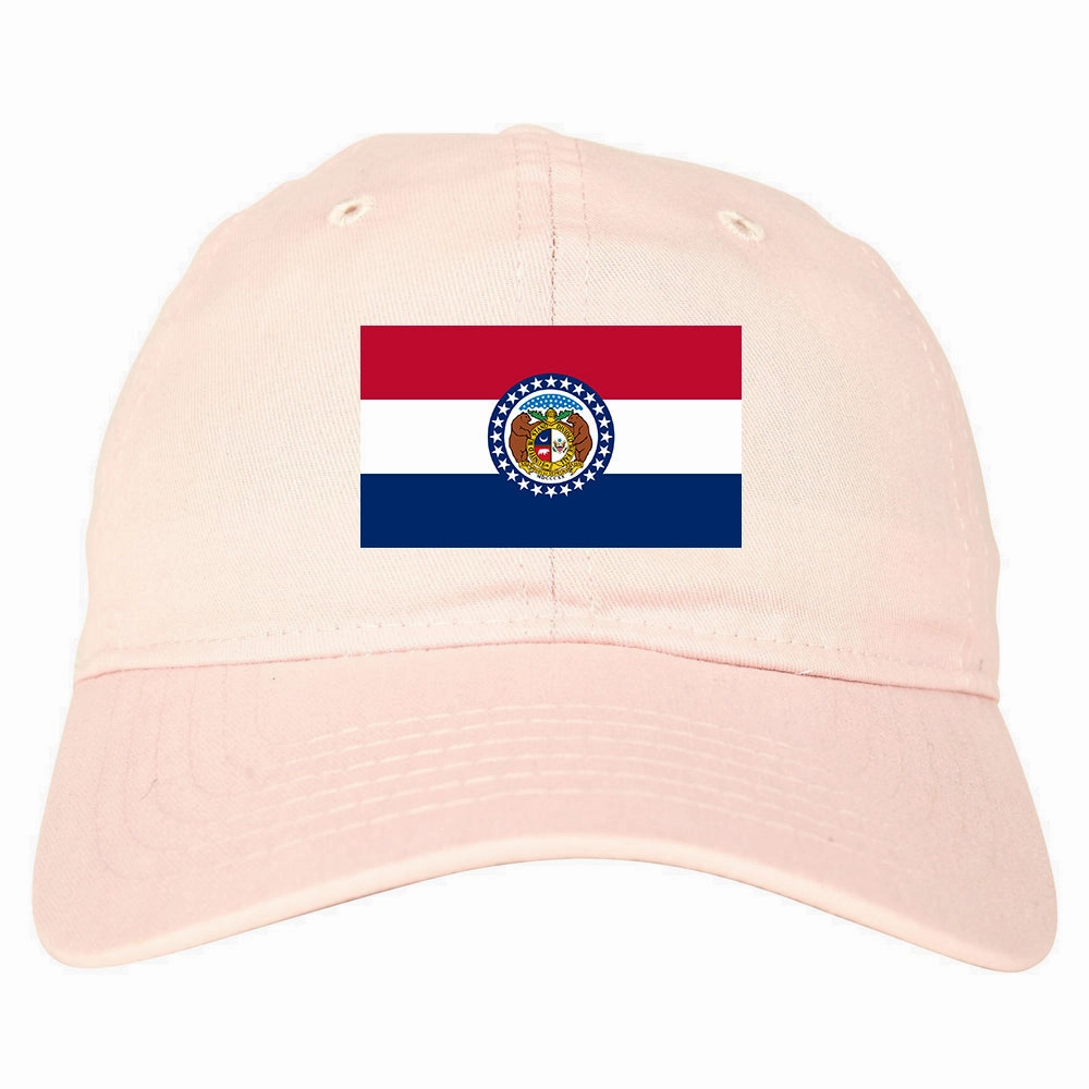 Missouri State Flag MO Chest Mens Dad Hat
