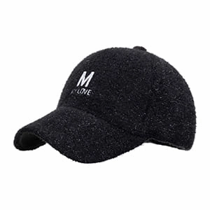 ML Thick Wool Baseball Cap