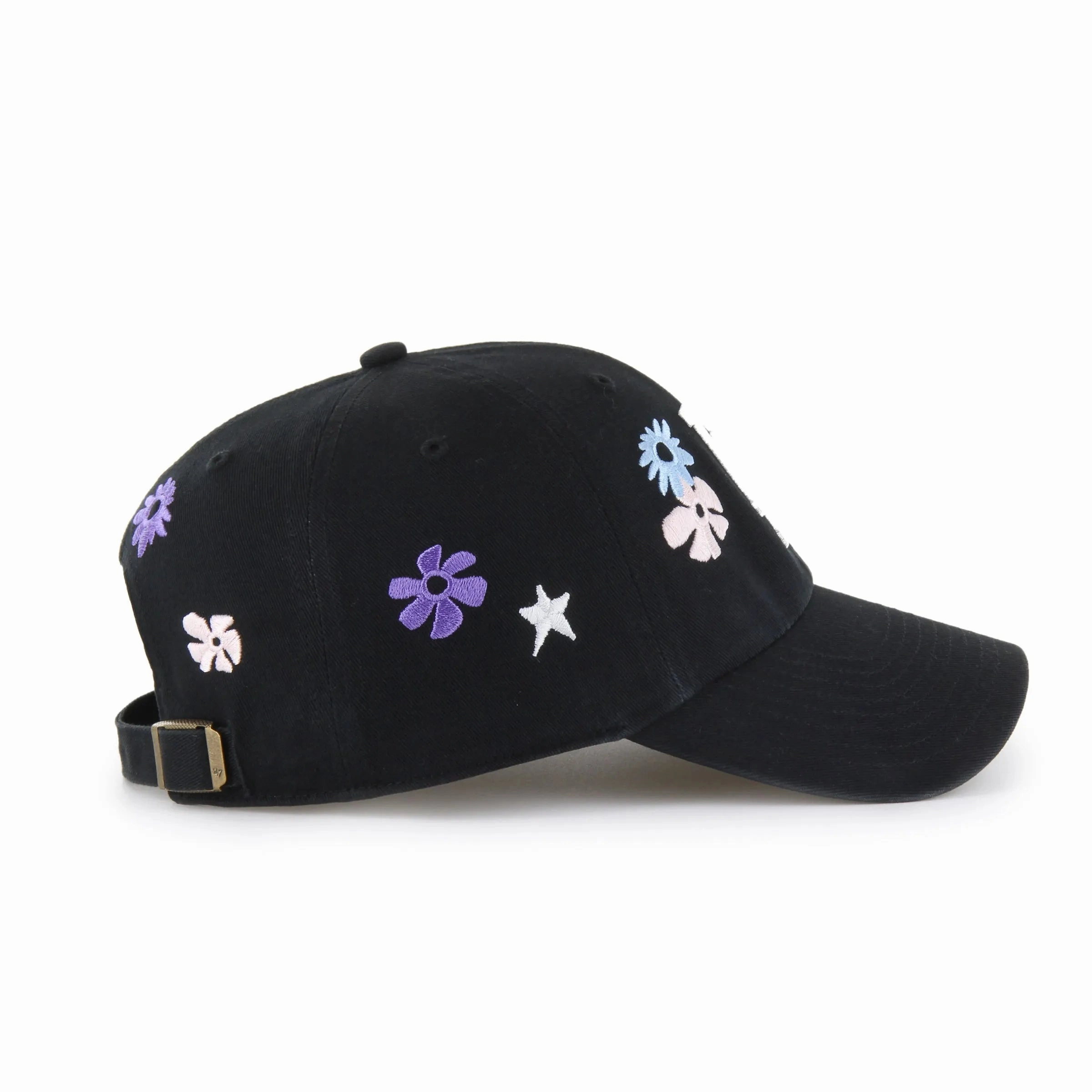 MLB LOS ANGELES DODGERS FLORA 47 CLEAN UP BLACK CAP