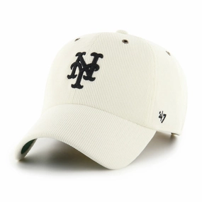 MLB NEW YORK METS THIN CORD 47 CLEAN UP SANDSTONE CAP