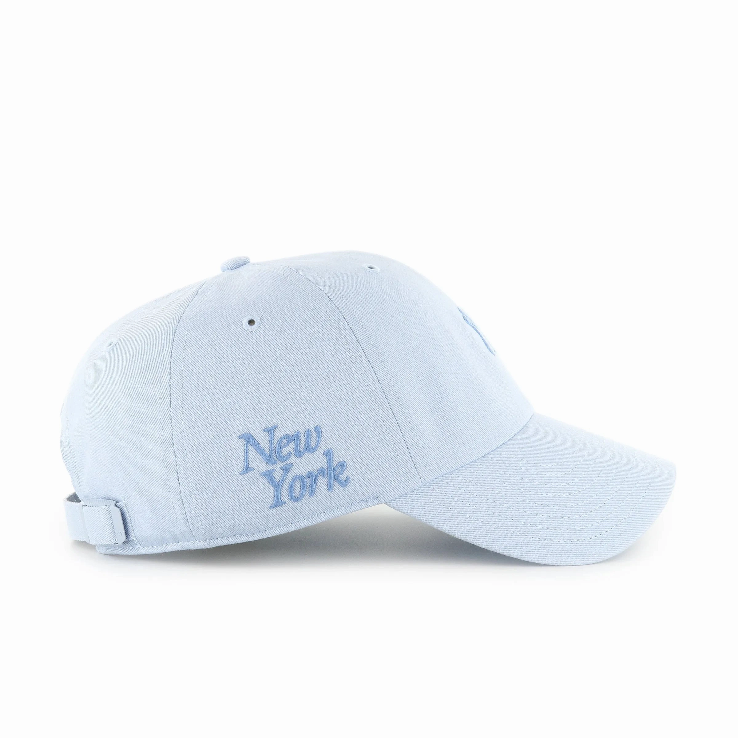 MLB NEW YORK YANKEES FOUNDATION 47 CLEAN UP ICE BLUE CAP