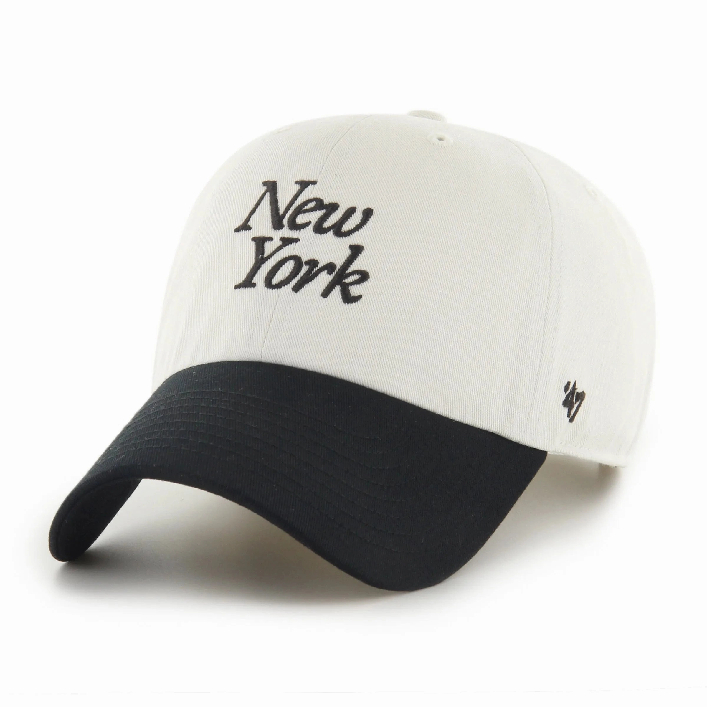 MLB NEW YORK YANKEES FOUNDTATION SCRIPT TT 47 CLEAN UP TWO TONE CAP