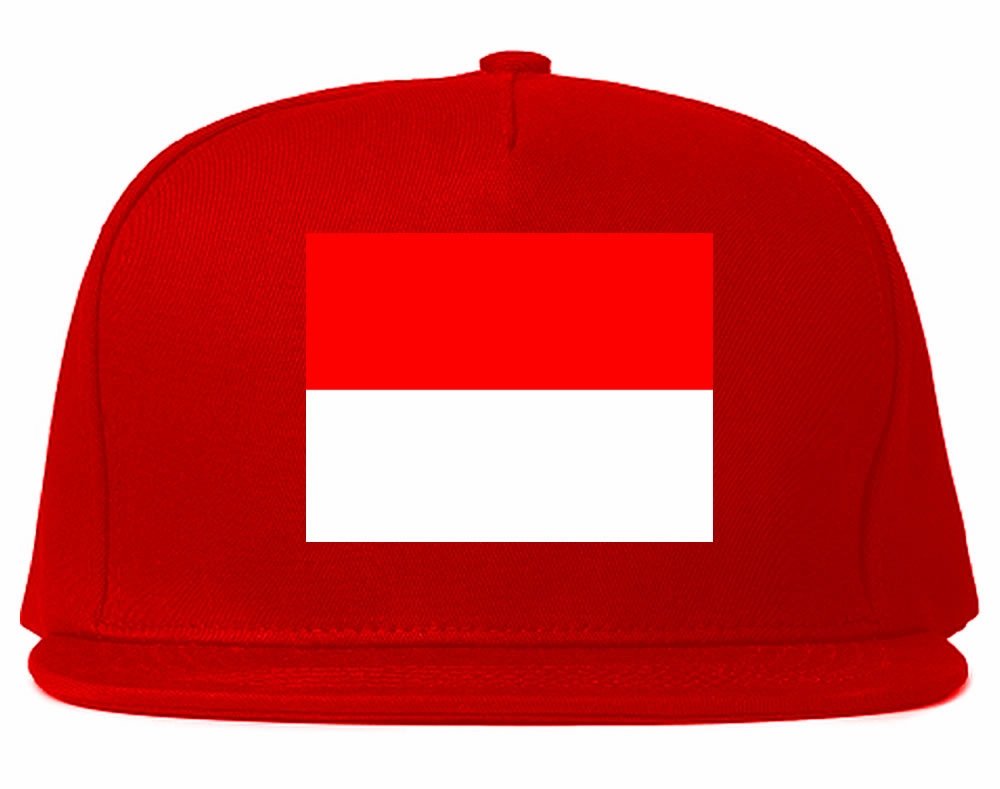 Monaco Flag Country Printed Snapback Hat Cap