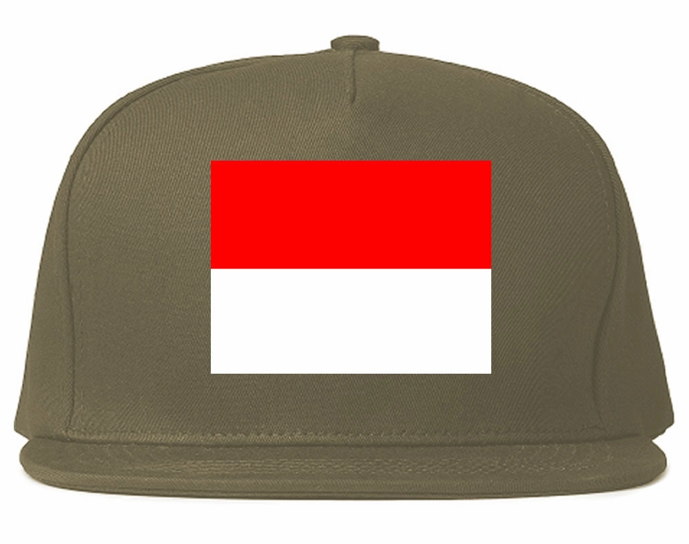 Monaco Flag Country Printed Snapback Hat Cap