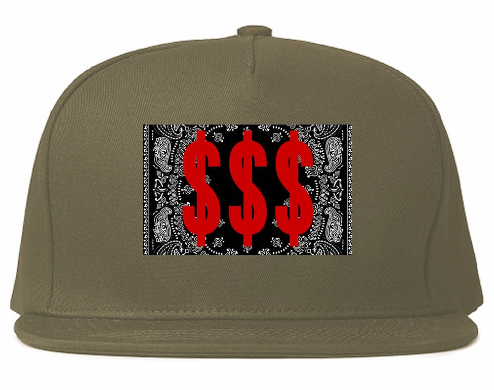 Money Bandana Gang Snapback Hat