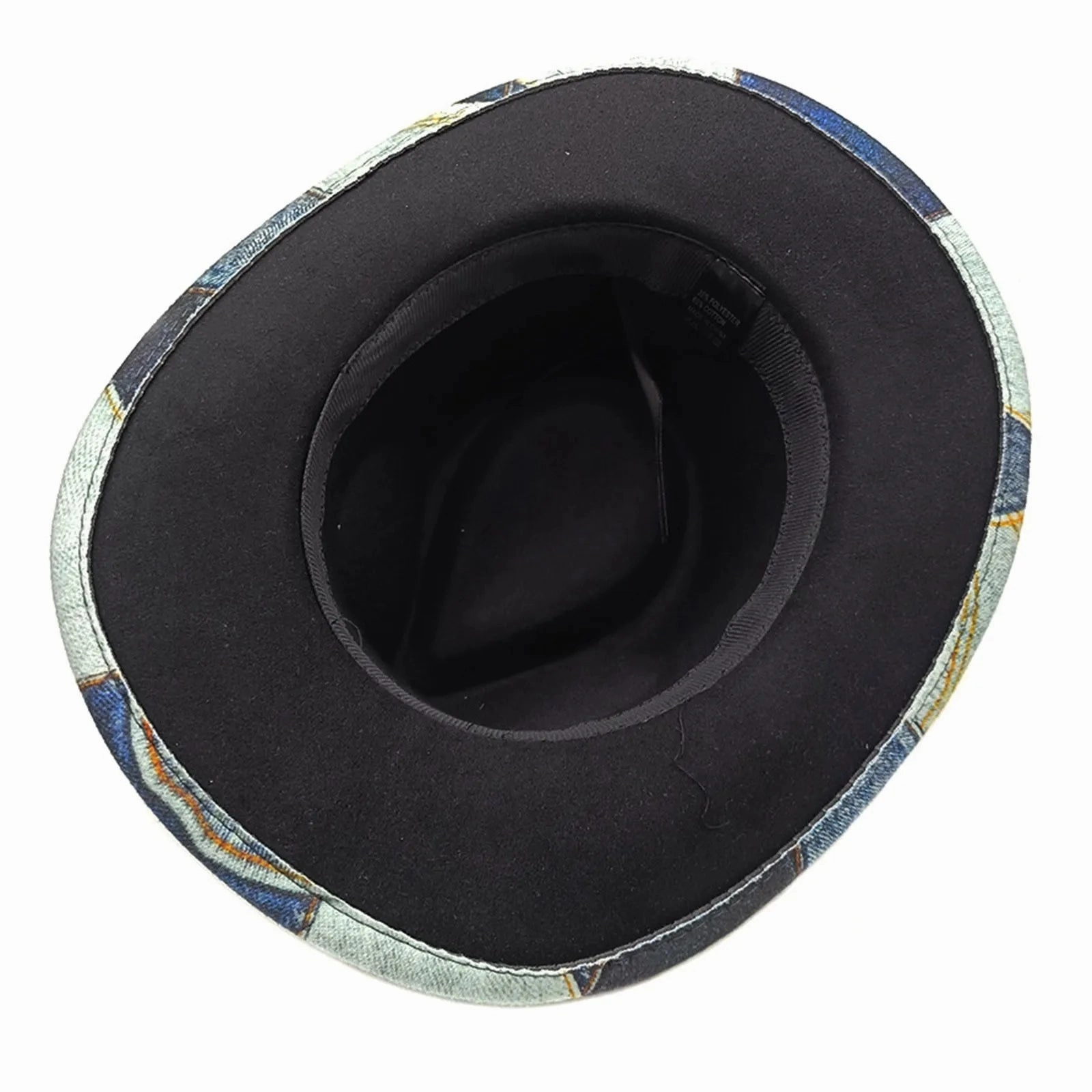 Montana Denim Patchwork Cowboy Hat