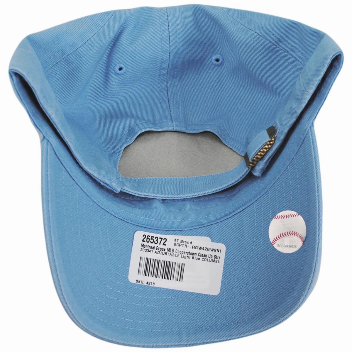 Montreal Expos MLB Cooperstown Clean Up Strapback Baseball Cap Dad Hat