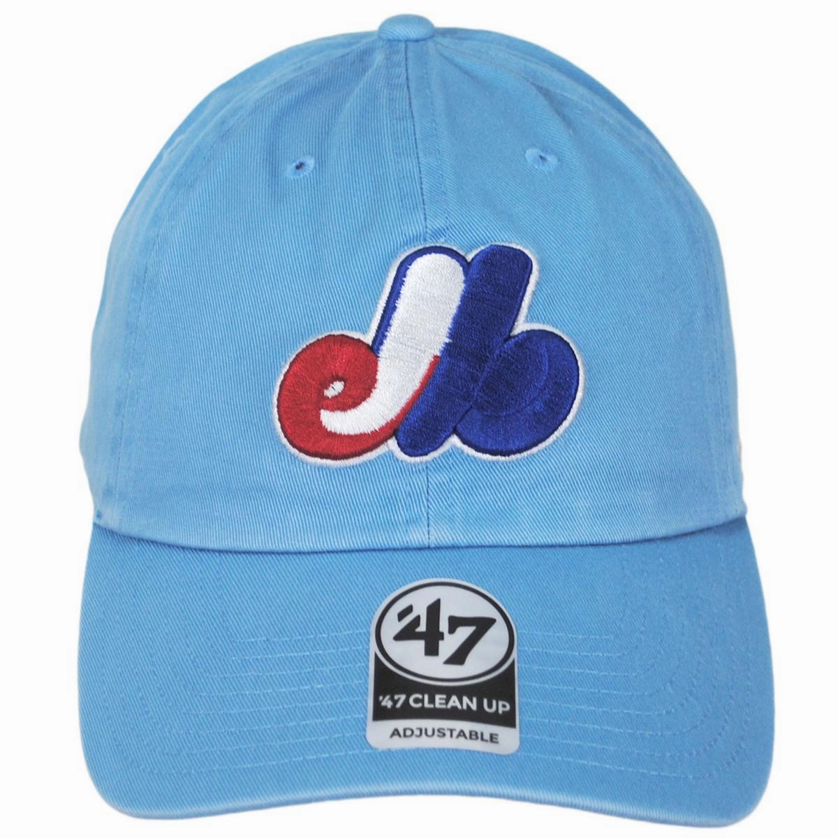 Montreal Expos MLB Cooperstown Clean Up Strapback Baseball Cap Dad Hat