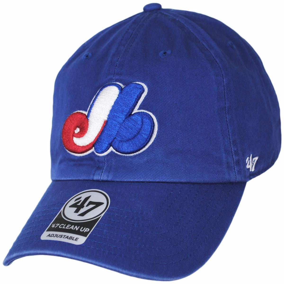 Montreal Expos MLB Cooperstown Clean Up Strapback Baseball Cap Dad Hat