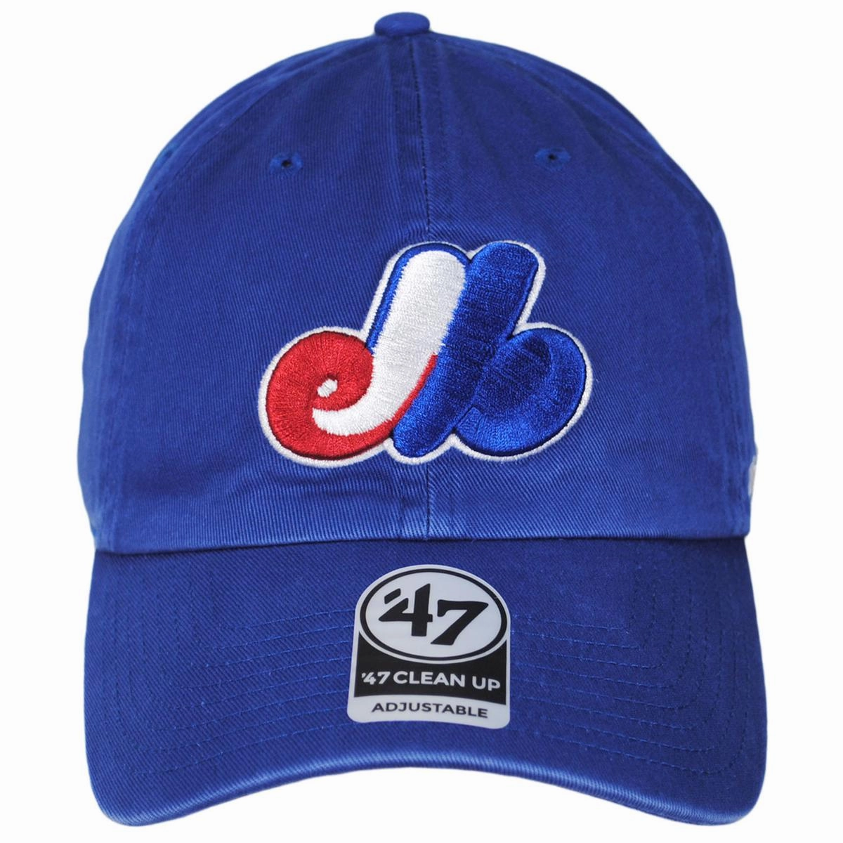 Montreal Expos MLB Cooperstown Clean Up Strapback Baseball Cap Dad Hat