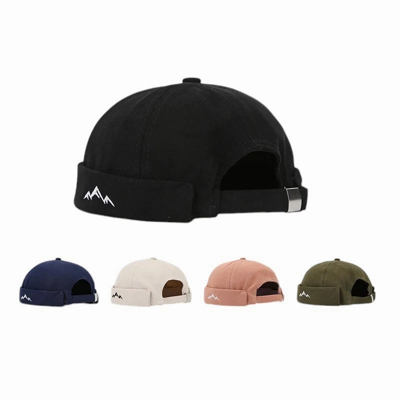 Mountain Silhouette Cotton Docker Cap