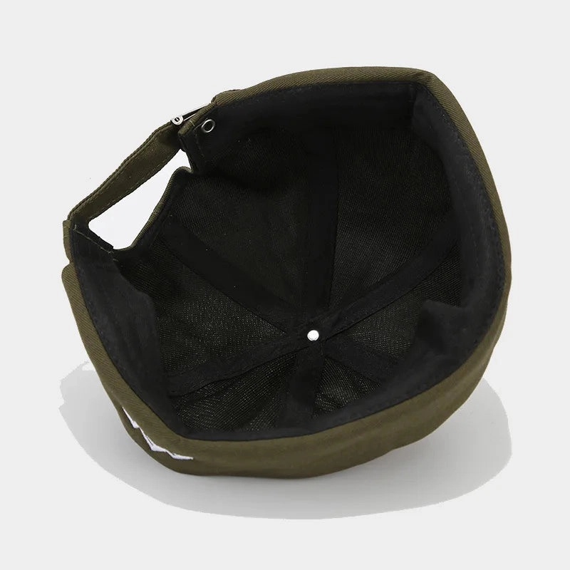 Mountain Silhouette Cotton Docker Cap