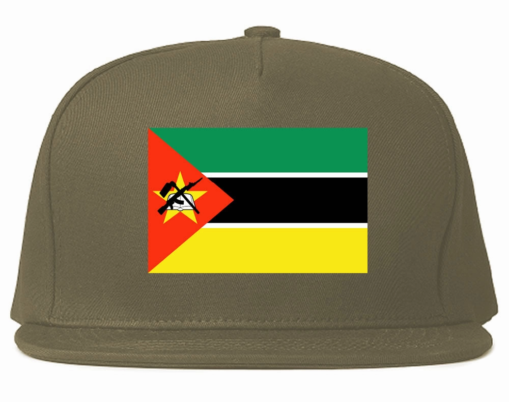 Mozambique Flag Country Printed Snapback Hat Cap