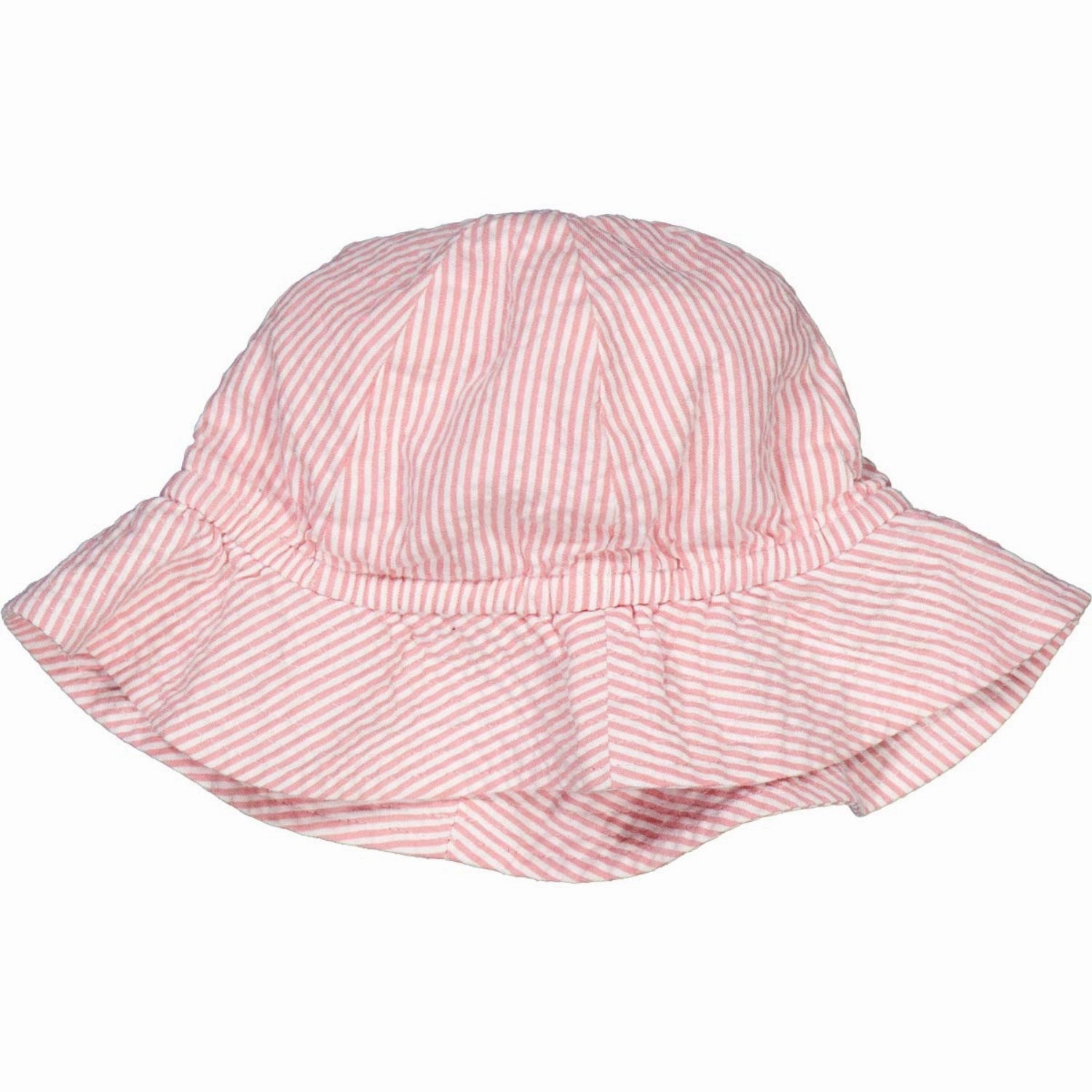 Msli Balsam Cream/ Bubblegum Seersucker Stripe Hat Baby