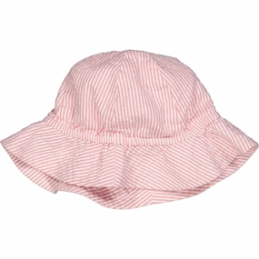Msli Balsam Cream/ Bubblegum Seersucker Stripe Hat Baby