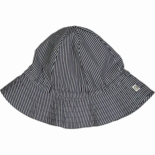 Msli Balsam Cream/Night Blue Poplin Stripe Sun Hat