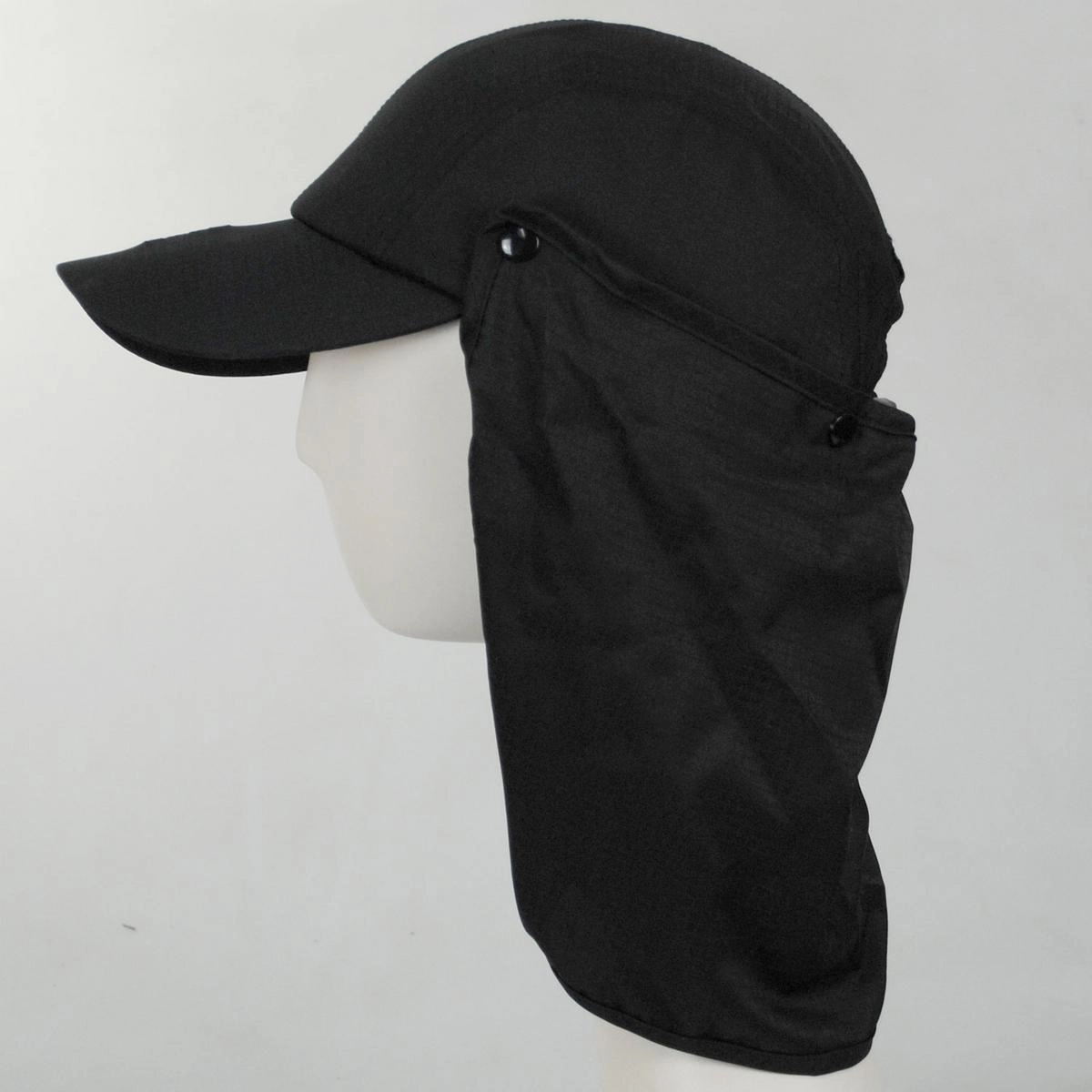 Multi-Utility Neck-Flap Mask Strapback Baseball Cap