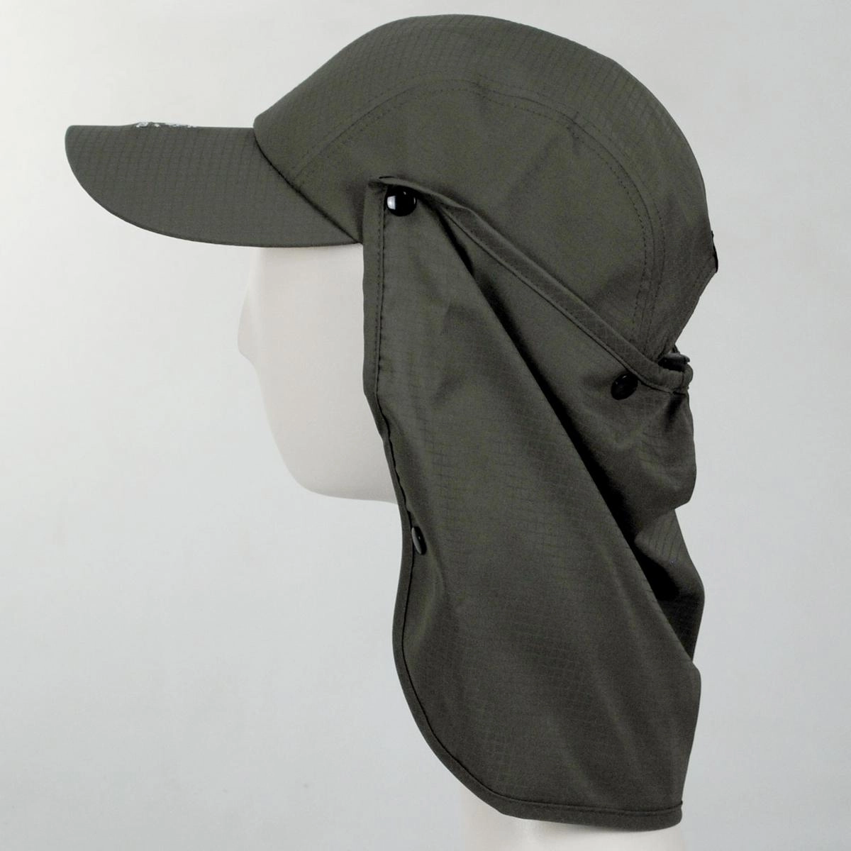 Multi-Utility Neck-Flap Mask Strapback Baseball Cap