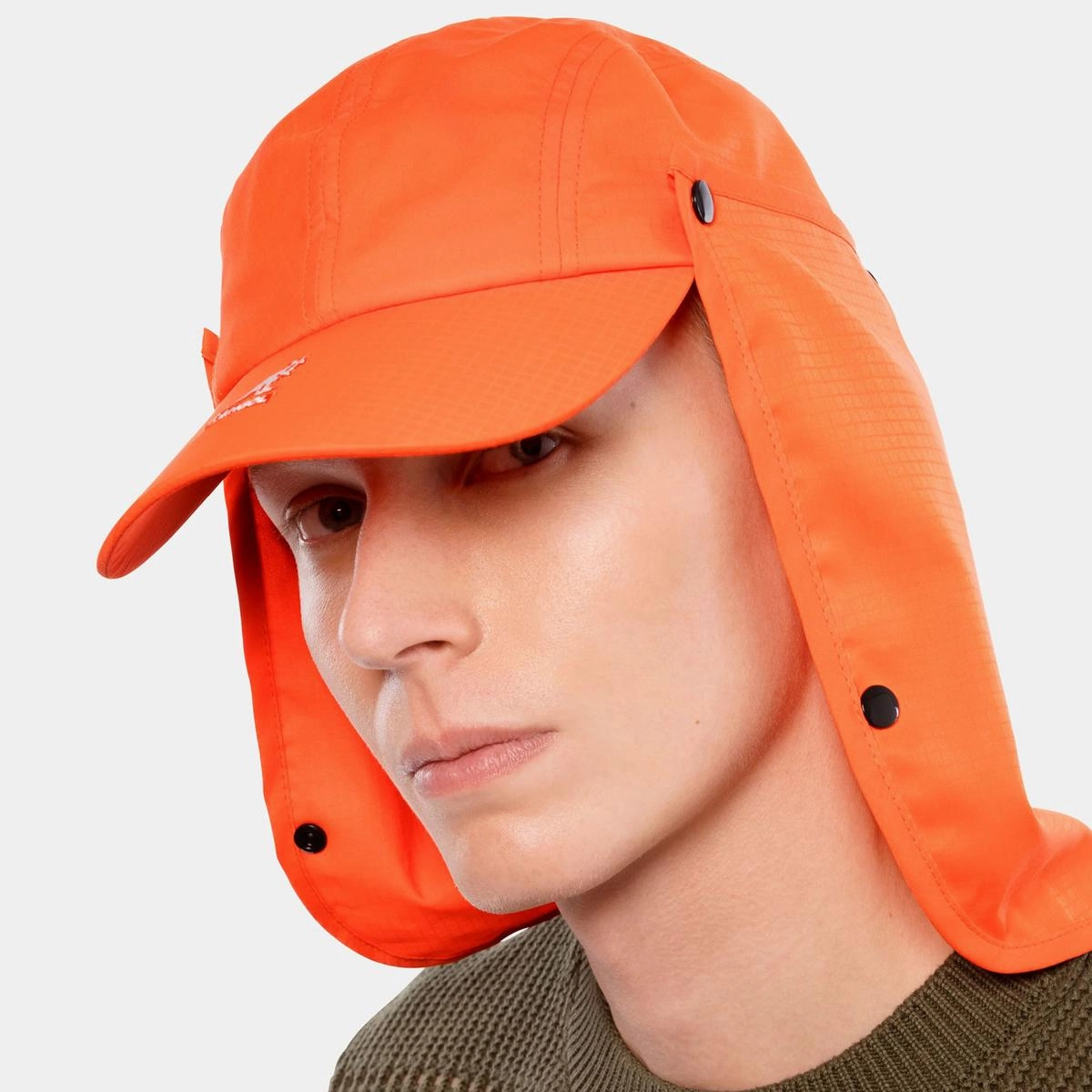 Multi-Utility Neck-Flap Mask Strapback Baseball Cap