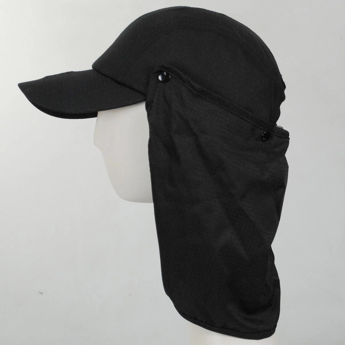 Multi-Utility Neck-Flap Mask Strapback Baseball Cap